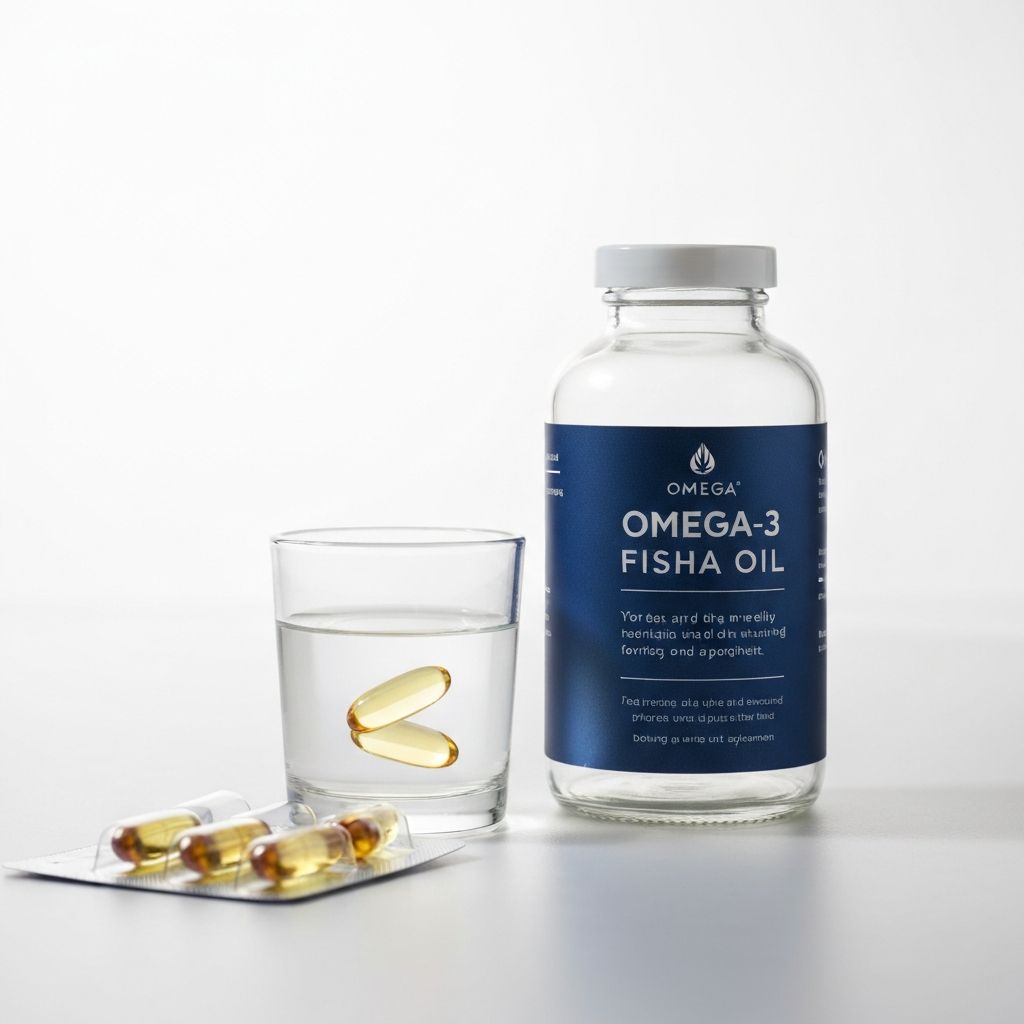 Omega-3 fish oil capsules